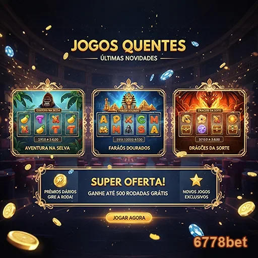 Oferta de jogos quentes no 6778bet, com promoções imperdíveis para apostadores.