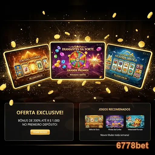 Oferta exclusiva de cassino no site 6778bet, com promoções incríveis para jogadores.